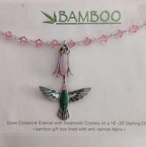 Firm Final price!*Swarovski/sterling necklace